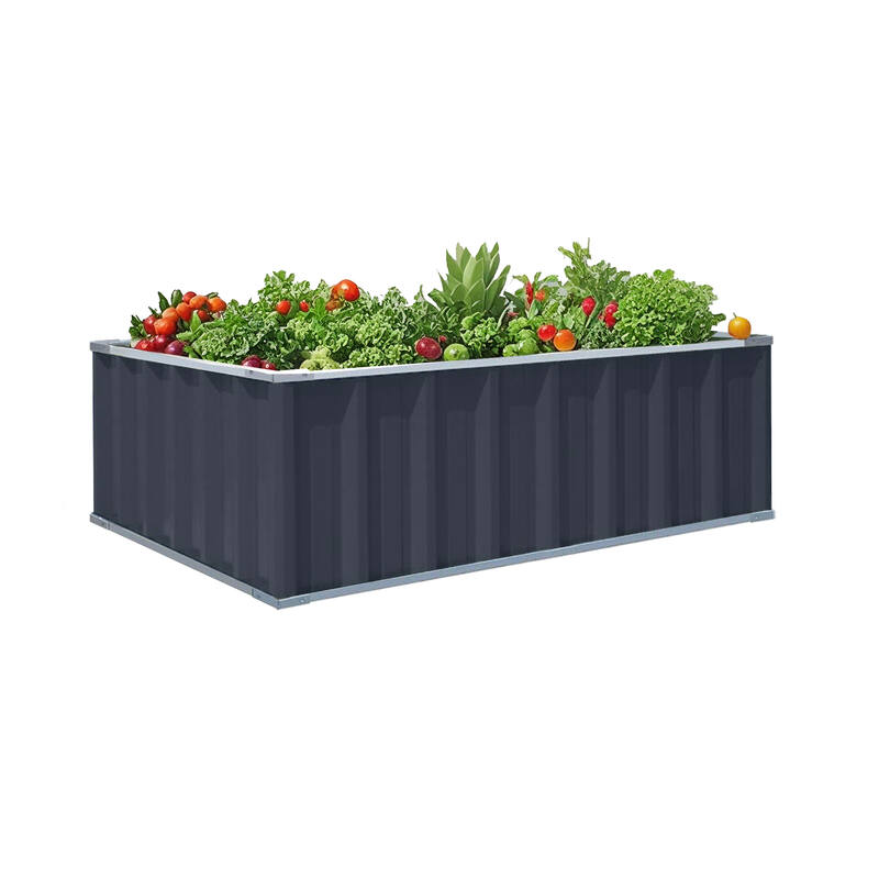 Planter box 1170 x 900 x 400mm Grey
