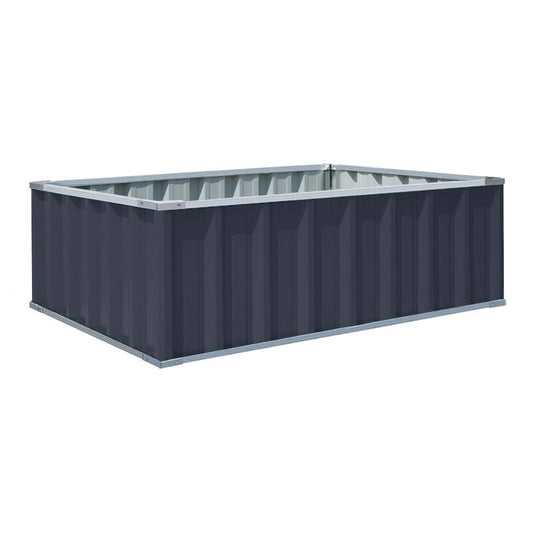 Planter box 1170 x 900 x 400mm Grey- Set of two