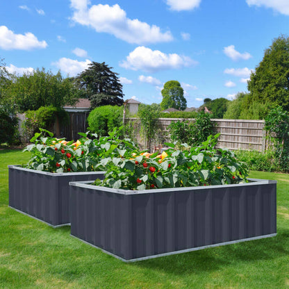 Planter box 1170 x 900 x 400mm Grey