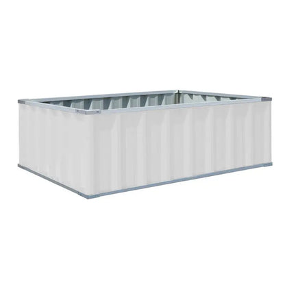 PLANTER BOX 1170 X 900 X 400MM CREAM steelmates