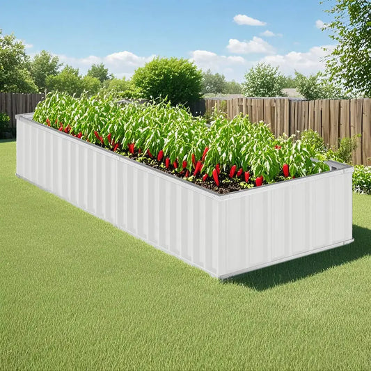 Planter box New Model with 4 layout options Cream steelmates