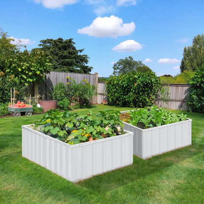 Planter Box / Garden Box/ Raised Garden Bed 900x900x400 CREAM steelmates