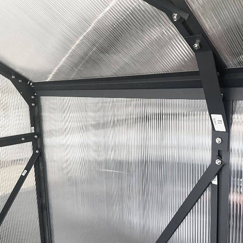GREENHOUSE 6mm Twin Wall 2230 x 4380 x 2150mm