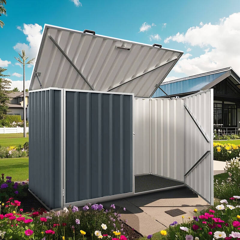 Bike Shed / Wheelie Bin Storage /  Garden Storage Box (with Gas Struts)