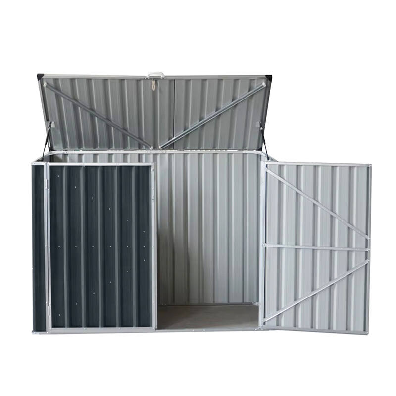 Bike Shed / Wheelie Bin Storage /  Garden Storage Box (with Gas Struts)