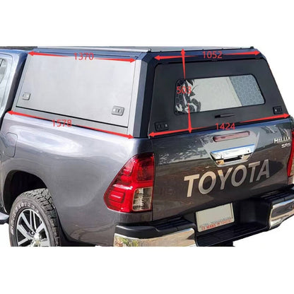 STAINLESS STEEL TRUCK CANOPY FOR TOYOTA HILUX 2024