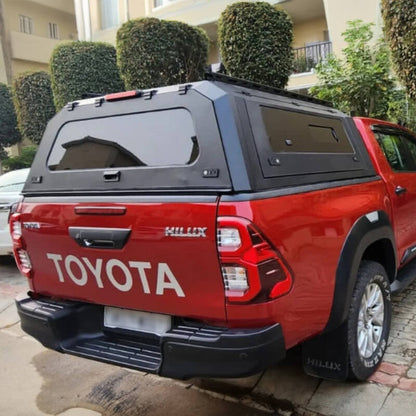STAINLESS STEEL TRUCK CANOPY FOR TOYOTA HILUX 2024 With Dog Window